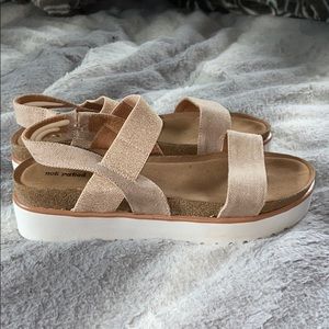 not rated platform sandals